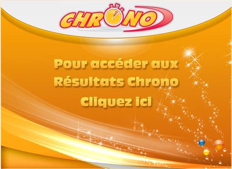 résultats chrono mdjs
